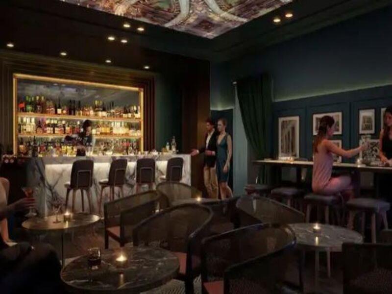 Hilton Melbourne Little Queen Street Exterior photo The bar at the 2012 opening