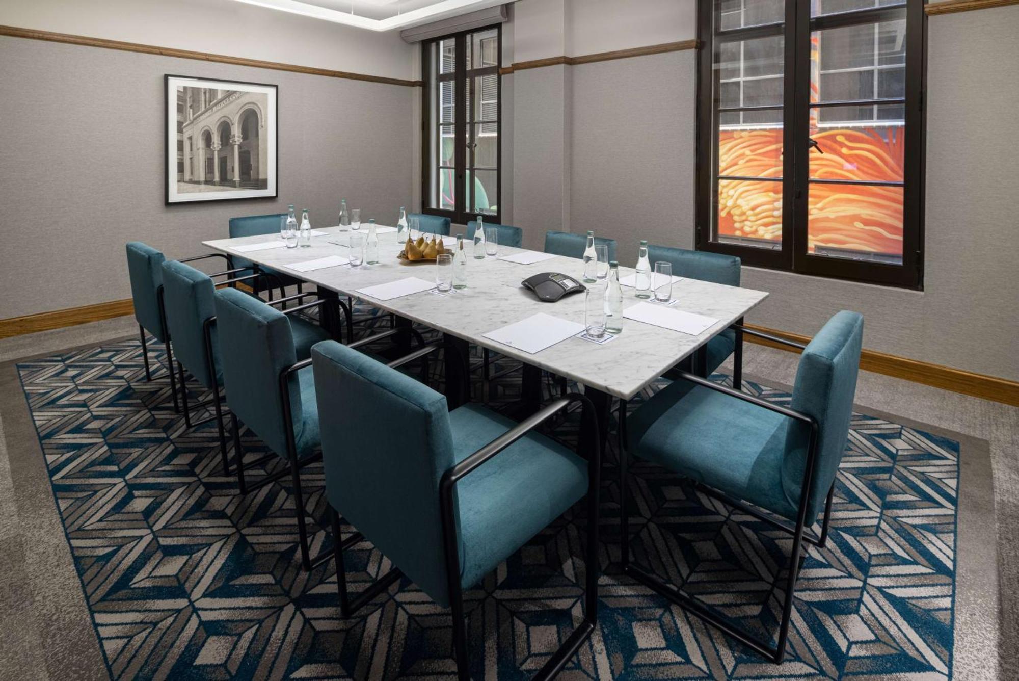 Hilton Melbourne Little Queen Street Exterior photo A boardroom at a hotel
